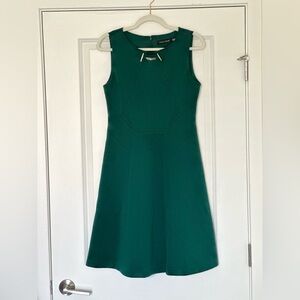Dark teal Ivanka Trump dress